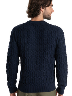 Sweter Icebreaker Merino Cabe granatowy