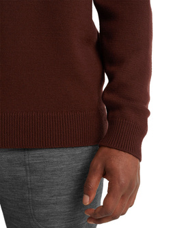 Sweter męski Icebreaker Barein Crewe Sweater brązowy