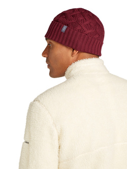 Czapka Icebreaker Merino Cable Knit bordowa