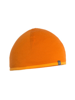 Czapka Icebreaker Pocket Hat pomarańczowo-żółta