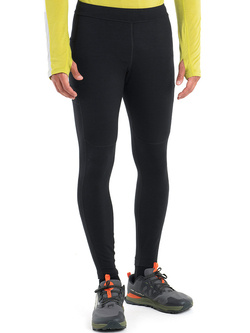 Legginsy męskie Icebreaker Merino Speed Winter Tights czarne