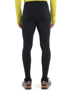 Legginsy męskie Icebreaker Merino Speed Winter Tights czarne