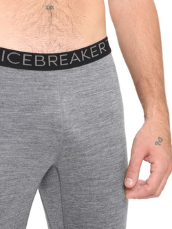 Legginsy termiczne Icebreaker 200 Oasis szare