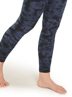 Legginsy termiczne damskie Icebreaker Merino 200 Oasis Cloud Dye granatowo-czarne