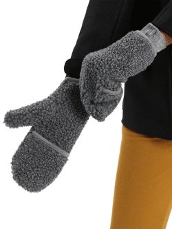 Rękawiczki Icebreaker ICL RealFleece Sherpa Mittens szare