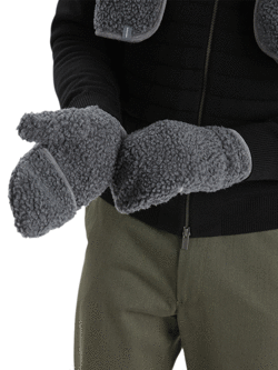 Rękawiczki Icebreaker ICL RealFleece Sherpa Mittens szare